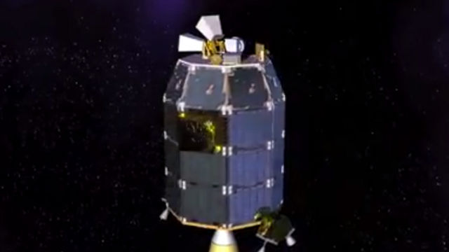 NASA'S LADEE. NASA's Lunar Atmosphere and Dust Environment Explorer hopes to bring us more information on the moon. Screen shot from YouTube video