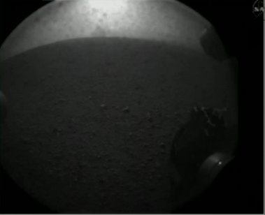 HISTORIC PHOTO. The first historic image from the Mars Science Laboratory's Curiosity rover. Image courtesy of NASA.