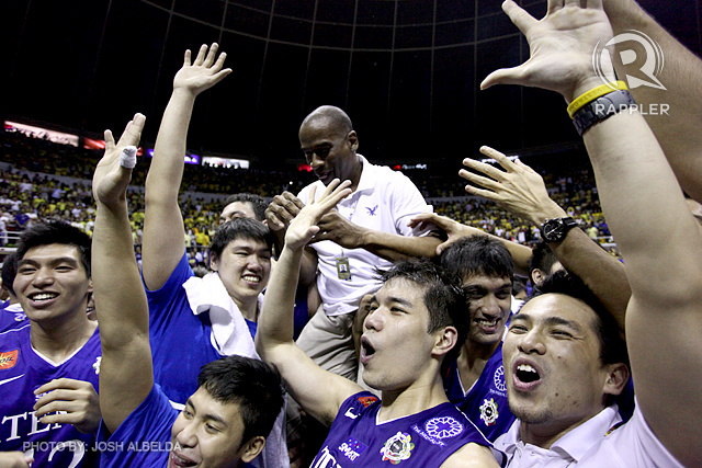 FIVE STRAIGHT. Norman Black has led the Blue Eagles to five straight basketball crowns in the UAAP. File photo by Josh Albelda.