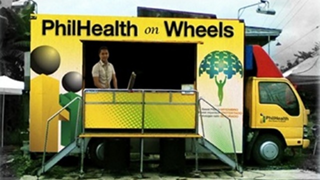 REACHING OUT. On wheels, in malls, Philhealth improves customer care.