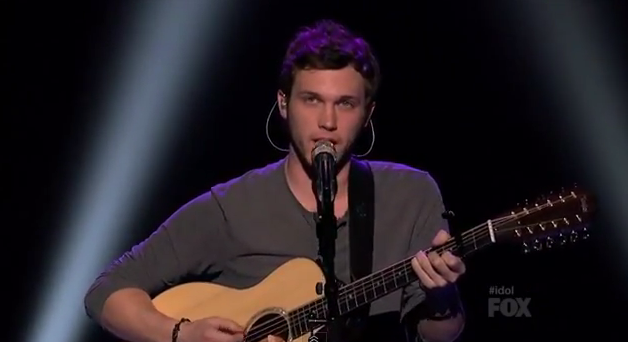 HE ENDURED THE PAIN to emerge the winner of American Idol season 11. Screen grab from YouTube