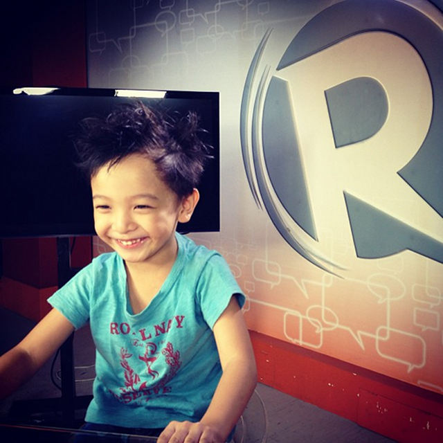 Meet the newest #RapplerNewscast anchor. In about 20 years, that is.