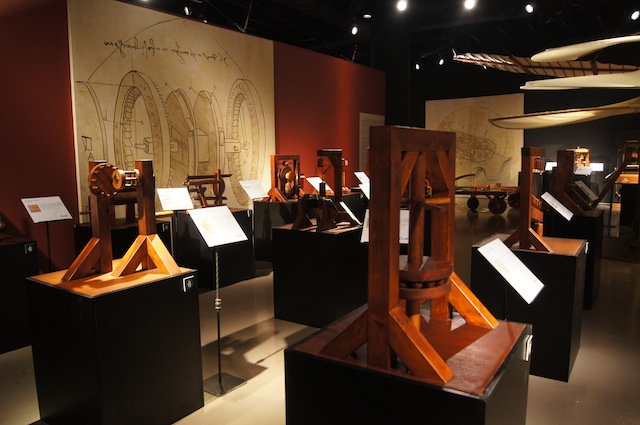 PHYSICS. The Physics area of the Da Vinci: The Genius exhibit. Photo courtesy Mind Museum