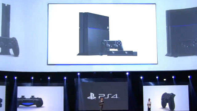 PLAYSTATION 4. Sony shows off the PS4 console and a slew of new games for the PlayStation brands. Screen shot from E3 livestream