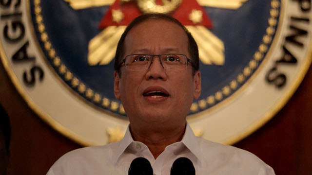 CONSPIRACY IN SABAH? President Benigno Aquino III expresses his views on the standoff in Lahad Datu during a press conference on Monday, March 4. Photo by Benhur Arcayan / Malacañang Photo Bureau