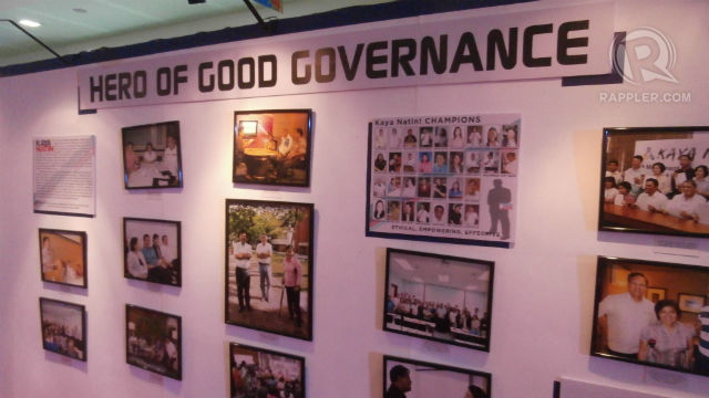 CHAMPION OF GOOD GOVERNANCE. The exhibit shows the different aspects of the life of the late secretary.