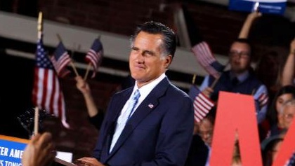 US Republican presidential candidate Mitt Romney, in a file photo April 25, 2012. Photo courtesy of Romney's official page on Facebook.