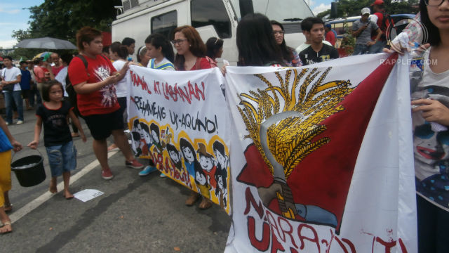YOUTH PROTEST. Youth from different organizations join the SONA protests on July 22. All photos by David Lozada/Rappler