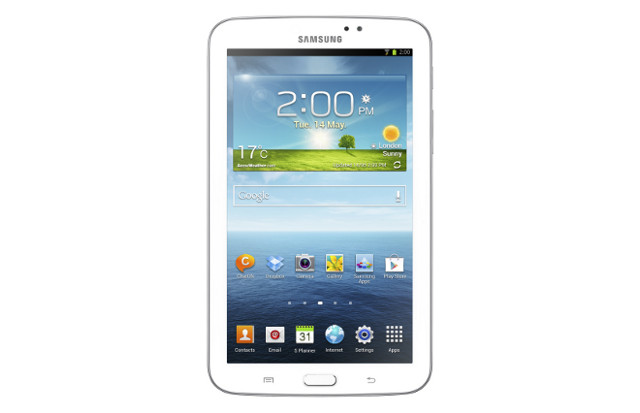 NEW TAB. Samsung reveals the Galaxy Tab 3 for a May release. Screen shot from Samsung.