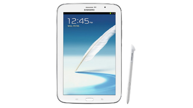 GALAXY NOTE 8.0. Samsung announces an 8-inch version in its Note family of pen-enabled tablets.