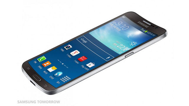CURVED. Samsung announced the Galaxy Round for Korea. Image from Samsung Tomorrow website
