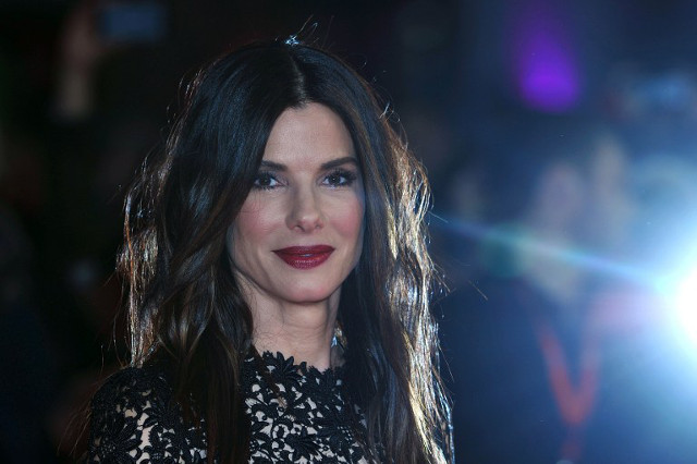 'GRAVITY' STAYS AFLOAT. Sandra Bullock attends the film's screening in London. Photo: Carl Court/AFP