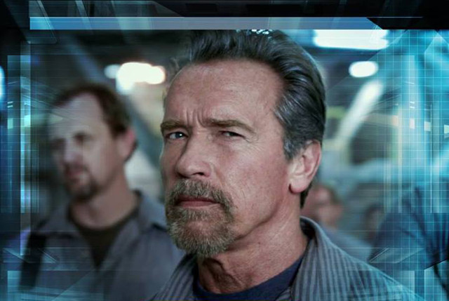 PERSONA. Schwarzenegger in raw-action prison-break film. Photo from the film's Facebook