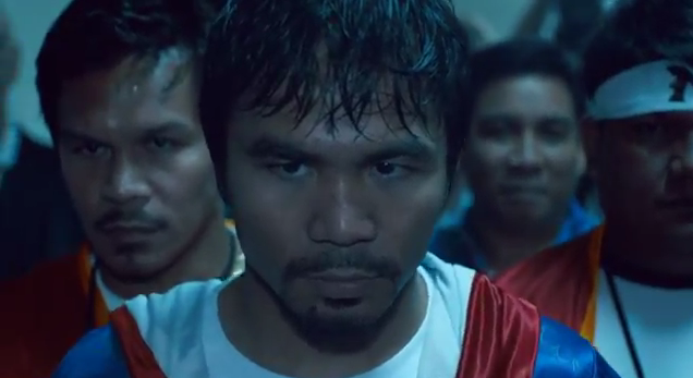 Screenshot of Manny Pacquiao from his newest Hennessy commercial. April 5, 2012.