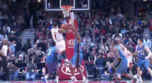 Screenshot from YouTube, 'Derrick Rose's Top 10 Plays of the 2011 Season' by NBA
