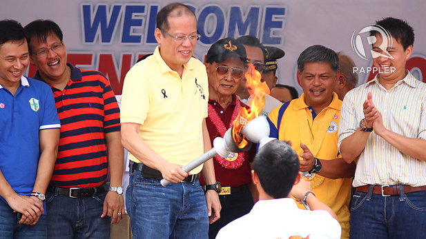 NOT ENOUGH. President Benigno Aquino III attended the opening ceremonies of Palarong Pambansa but government support for sports is far from enough.
