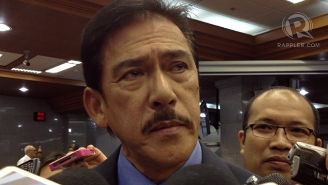 WASTE OF MONEY. Sotto explains that there is no more mandatory drug testing needed when one applies or renews for a drivers’ license. Photo by Rappler/Ayee Macaraig