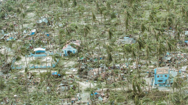 CUT OFF. Three towns in Bantayan Island remain cut off after Typhoon Yolanda (international name: Haiyan) cut through the Visayas. Photo courtesy of Bibi delos Reyes