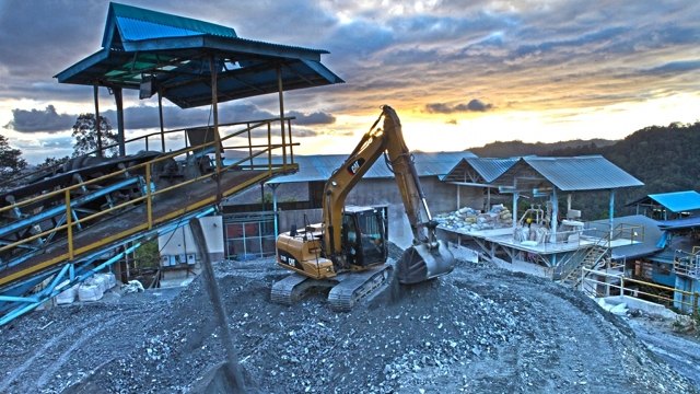 PROFITABLE YEAR. 2012 was profitable for TVI Pacific, which operates a copper and zinc mine in Zamboanga del Norte. Photo by TVI Pacific  