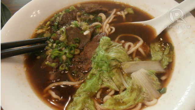 1. NEW ROW MIAN OR BEEF NOODLE SOUP