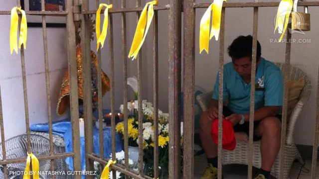 THE ROBREDO HOUSE WAS DECORATED with yellow ribbons to commemorate the death of Ninoy Aquino and because it was the DILG Secretary's favorite color