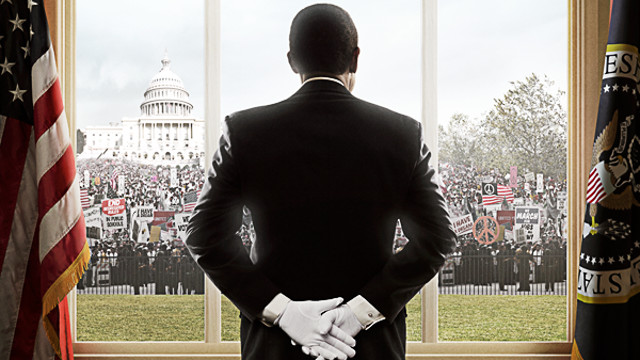 WINDOW TO THE MIND. Whitaker's 'Butler' beholds history. Photo from the film's Facebook