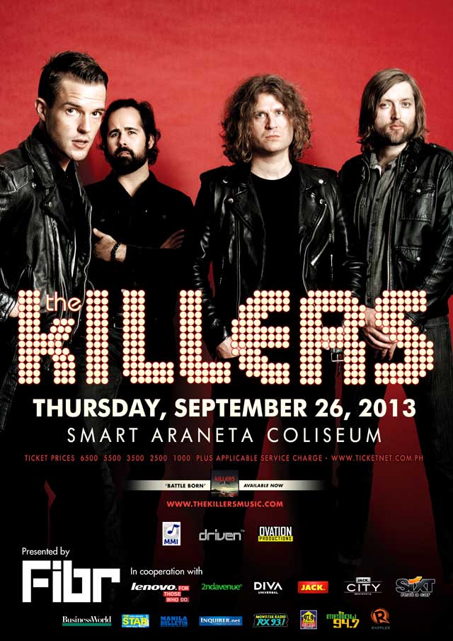 IN FOR THE KILL. The Killers live in Manila