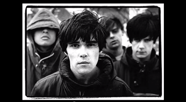 REUNITED, AND IT FEELS so good! The Stone Roses are Ian Brown, John Squire, Alan Wren, Gary Mounfield and Aziz Ibrahim. Screen grab from YouTube