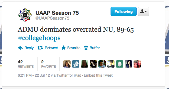 Is NU 'overrated?' This tweet from an intern says the team is.
