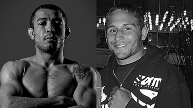 The fight between UFC featherweight champ Jose Aldo (L) and Chad Mendes (R) has been rescheduled. Mendes photo from Wikipedia, Aldo photo from official Facebook 