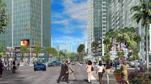 UPTOWN LIVING. Megaworld Corporation's township developments see strong demand from the market. Photo courtesy of the company