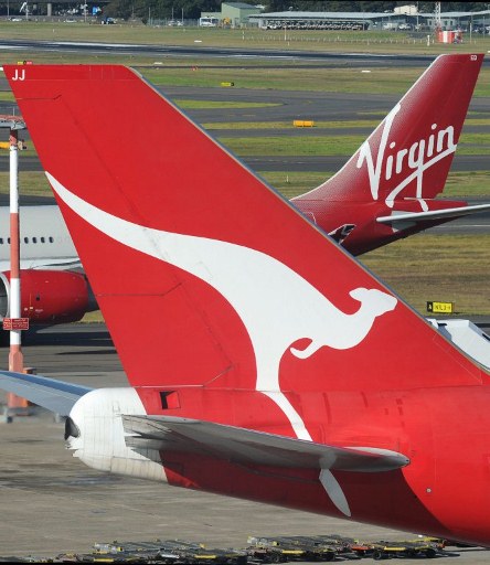A PIECE OF IT. Middle East-based airline wants a piece of Australian budget carrier. Photo by AFP