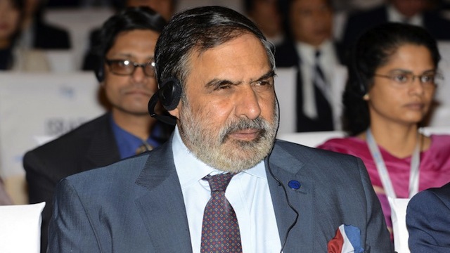 India's Minister of Commerce and Industry, Anand Sharma (C) attends the WTO conference in Nusa Dua, on Indonesian resort island of Bali on December 4, 2013. AFP PHOTO/Sonny Tumbelaka