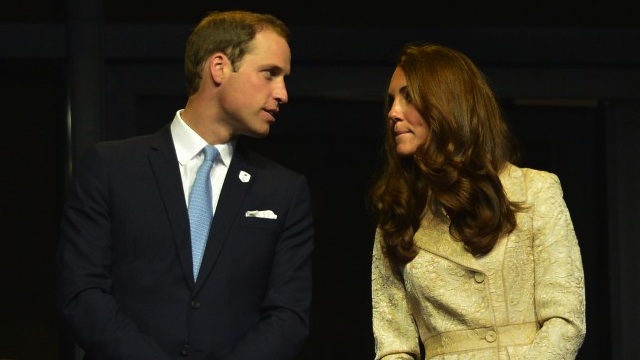 GOING ON TOUR. Britain's Prince William, Duke of Cambridge (L) talks with Catherine, Duchess of Cambridge (R) during the opening ceremony of the London 2012 Paralympic Games at the Olympic Stadium in east London on August 29, 2012. AFP PHOTO / LEON NEAL