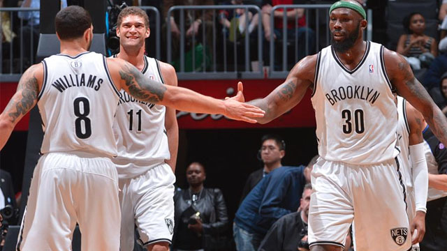 TRIO. Williams, Lopez and Evans attempt to get Brooklyn over the hump. Photo from Nets' Facebook page.