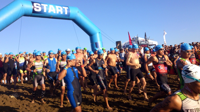 FIRING OFF. XTERRA participants surely had a grueling but fun-filled weekend. Photo by Ed Ching/Rappler