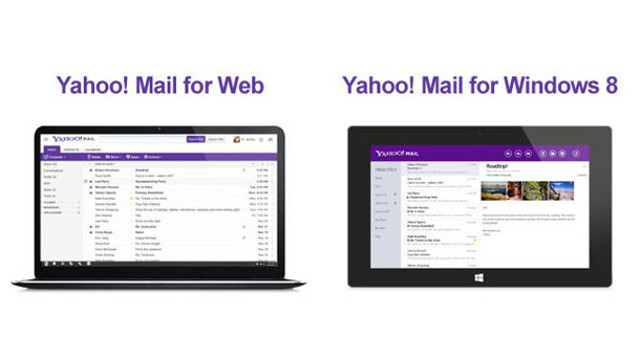 YAHOO NEW. Yahoo Mail gets an upgrade. Screen shot from Yahoo