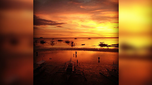 NATURE. Sunset o’clock, Malapascua Island. Photo by Anna Oposa