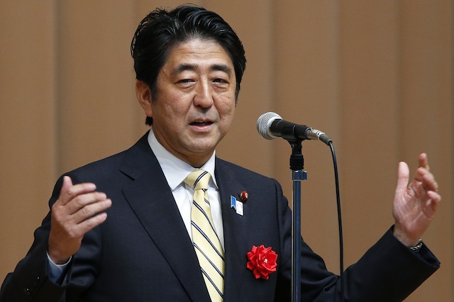 Japanese Prime Minister Shinzo Abe in Tokyo, Japan, 23 August 2013. EPA/Kiyoshi Ota