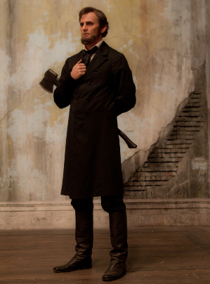 STATESMAN, AXEMAN. Benjamin Walker as the iconic honest Abe