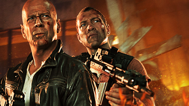 FATHER-SON BONDING. Bruce Willis as John McClane and Jai Courtney as Jack McClane in 'A Good Day to Die Hard.' Image from the 'A Good Day to Die Hard' Ireland Facebook page