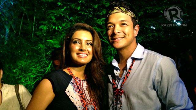 INDIA MEETS THE PHILIPPINES. Bollywood actress Geeta Basra with Filipino actor Jericho Rosales. All photos by Kai Magsanoc