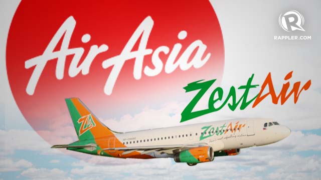 PARTNERS. The Philippine unit of Malaysia's AirAsia signs a share swap deal with the Yao family for a stake in Zest Air