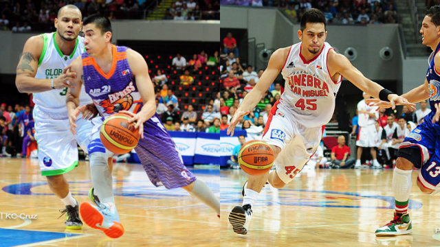CHRISTMAS WINS. Air21 and Ginebra came away with wins in PBA's Christmas day games. Photo by KC Cruz/PBA Images