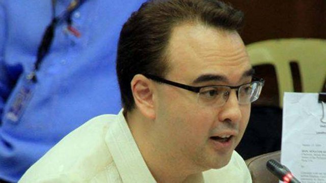 CONTROVERSIAL LIST. Senate Majority Leader Alan Peter Cayetano wants Janet Lim Napoles' controversial list of legislators allegedly involved in the pork barrel scam to be presented before the senate. File photo by Rappler