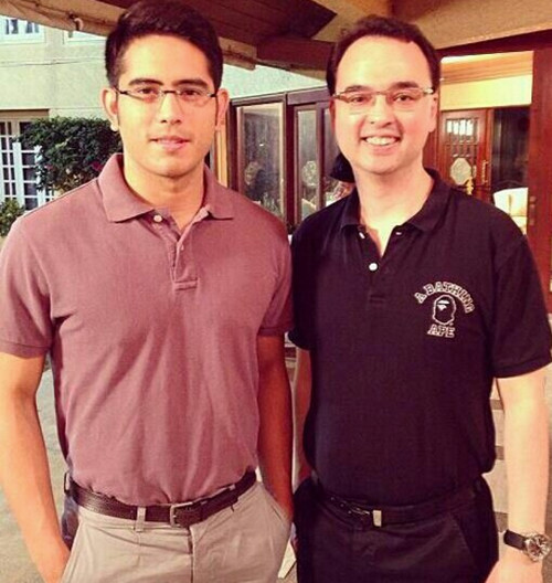 'LETTERS.' Gerald Anderson (left) as Sen Alan Peter Cayetano in the Feb 9 episode of 'Maala-ala Mo Kaya.' Instagram photo from Twitter #MMK