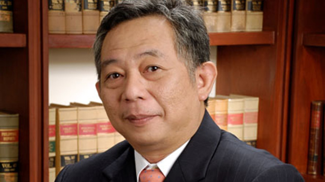 ON TO SC? Justice Secretary Alfredo Benjamin Caguioa is among the candidates for the High Court. Photo from Caguioa & Gatmaytan law office
