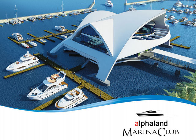 HONOR THY CONTRACT. Wenceslao Group said it asked Alphaland to “honor its contractual obligations” governing their joint venture to develop the marina project in Aseana City. Image from Alphaland brochure