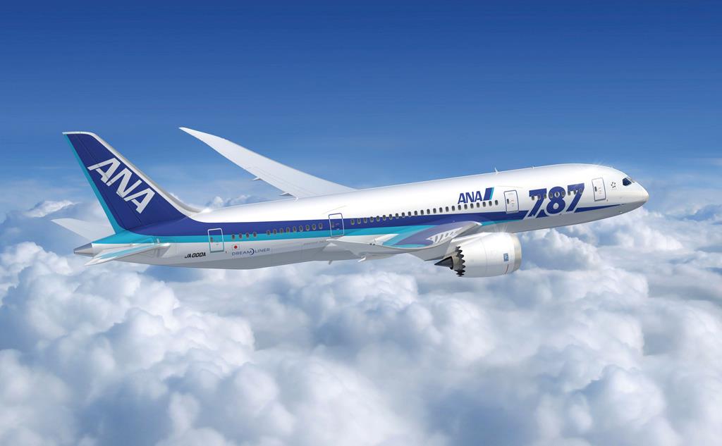 An ANA 787 Dreamliner promotional photo. Photo courtesy of ANA All Nippon Airways.