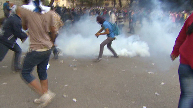 On the ground in Tahrir Square - Photo From CNN